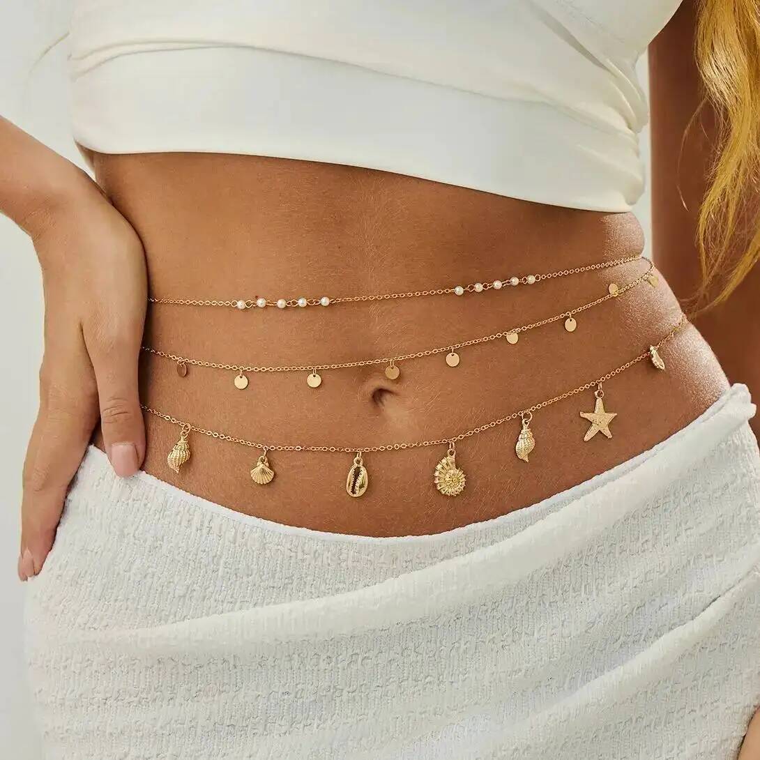 Ethnic Fashion Jewellery - IngeSight.Z 3 개/대 Boho 불가사리 조가비