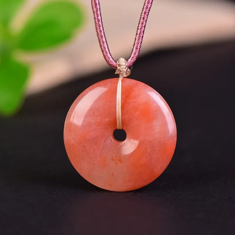Ethnic Fashion Jewellery - 자연 황금 옥 복숭아 꽃 박제