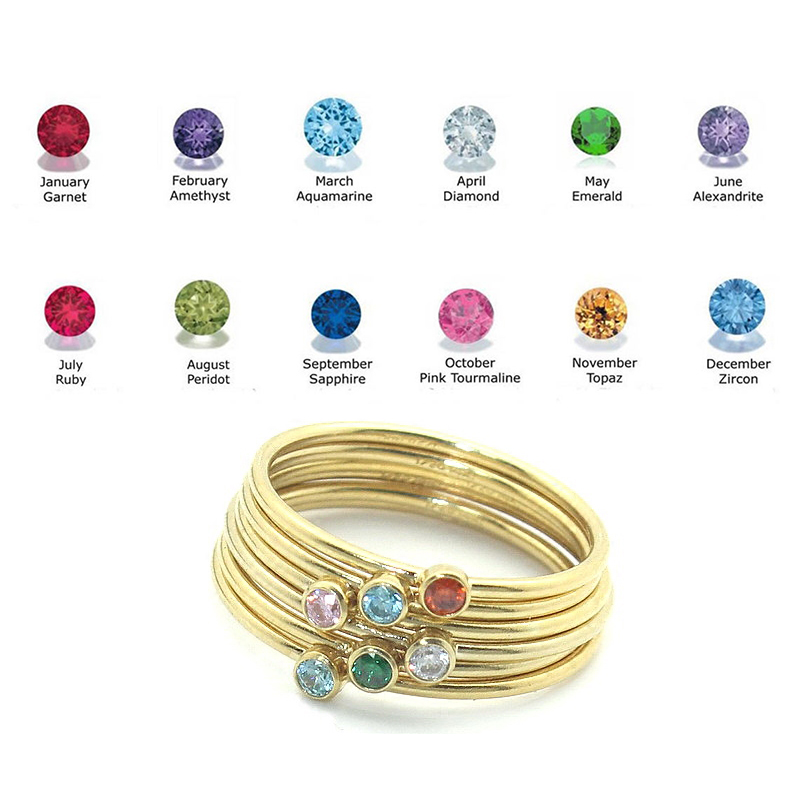 여성용 탄생석 반지, 14K 골드 채워진 너클 링, 보 - Ethnic Fashion Jewellery 리뷰 및 가격