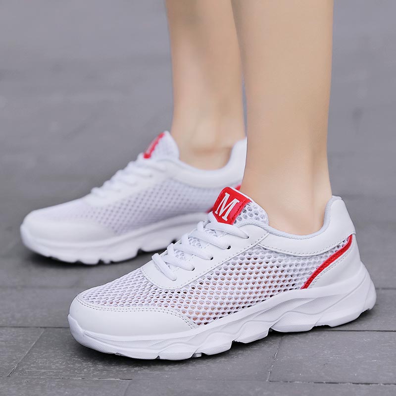 새로운 여름 통기성 운동화 여성 메쉬 여성 스포츠 신발 - Ethnic Fashion Online Shopping 리뷰 및 가격