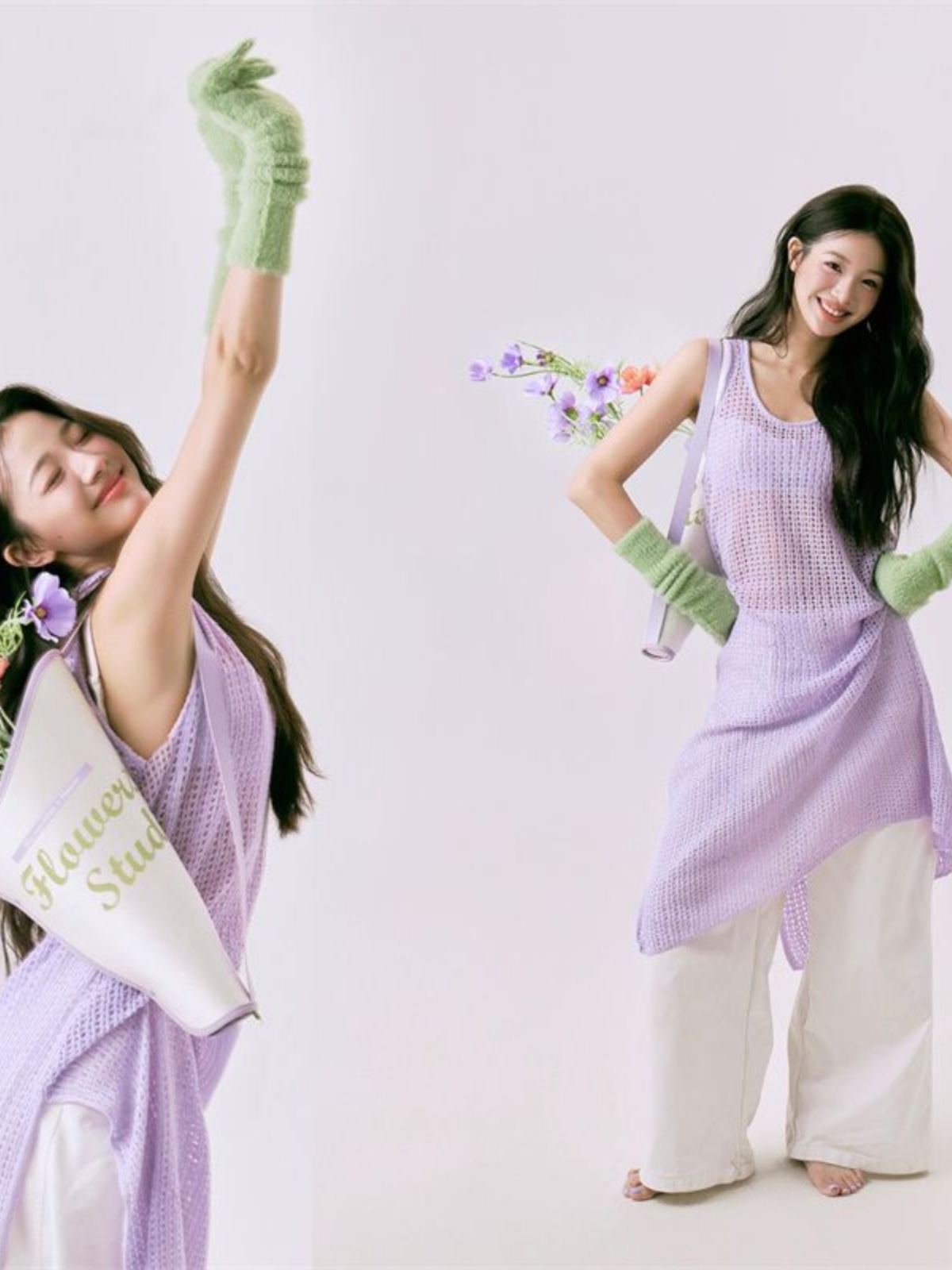 로맨틱한 봄 꽃무늬 프린트 사진 스튜디오 새로운 스타일 - Ethnic Fashion Studio 리뷰 및 가격