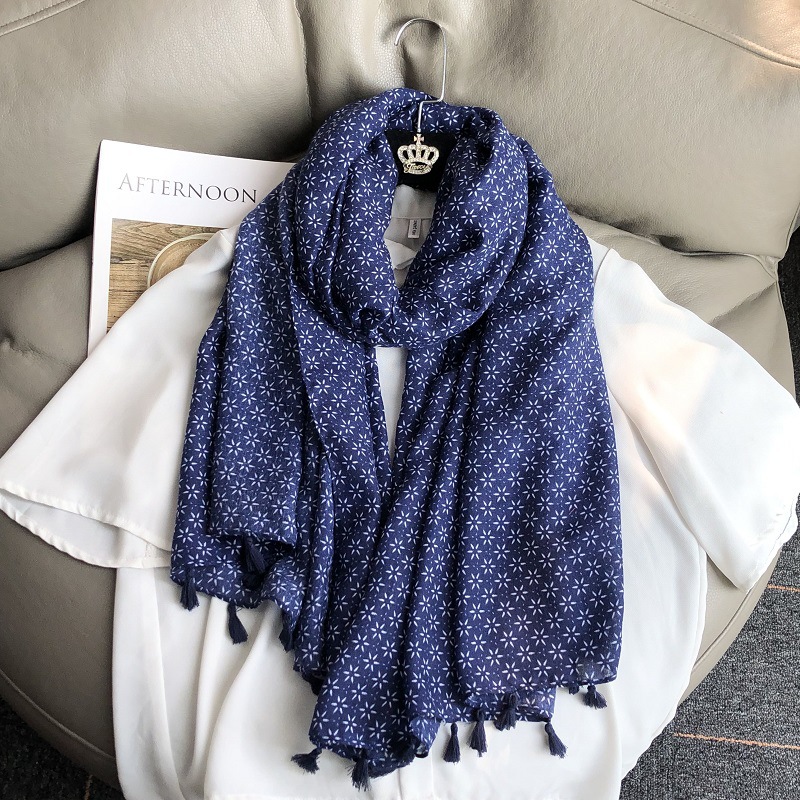 여성용 빈티지 에스닉 스타일 코튼 리넨 느낌 스카프,  - Winter Ethnic Fashion For Women 리뷰 및 가격