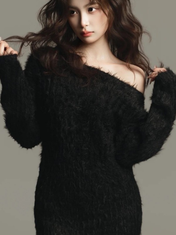 블랙 포트레이트 사진 촬영 의상 원숄더 한국 스타일 스 - Ethnic Fashion Studio 리뷰 및 가격