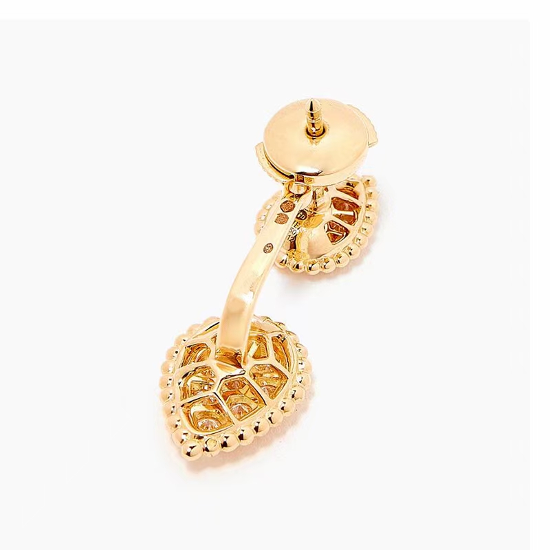 황동 18k 골드 분리형 이중 눈 귀걸이 여성 쥬얼리  - Ethnic Fashion Jewellery 리뷰 및 가격