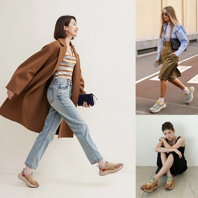 Careaymade-4cm 에어 메쉬 스웨이드 암소 정 - Ethnic Fabric 리뷰 및 가격