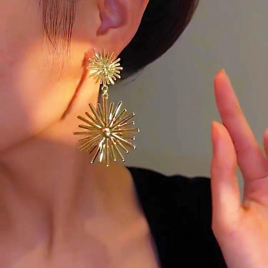 태양 귀걸이 Starburst 천상의 보석 떨어지는 별 - Ethnic Fashion Jewellery 리뷰 및 가격